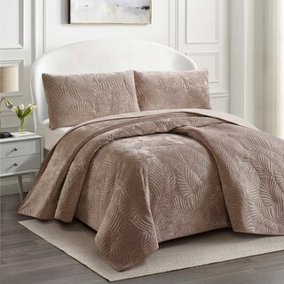 Foto 2 | Foto 2 | Edredón Con Fundas Matrimonial Elefantito Hogar Otoño Color Biege Velvet/terciopelo