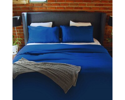 Foto 3 | Foto 3 | Juego de Fundas de Duvet Koala Rebeca Azul Marino King Size