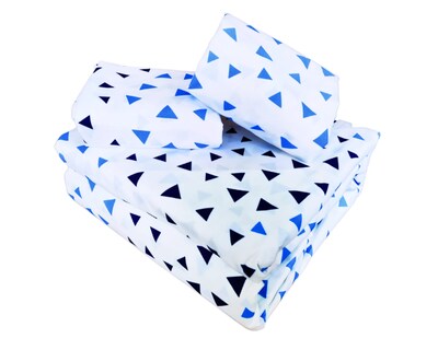 Foto 2 | Foto 2 | Juego De Fundas De Duvet Koala Rebeca Pirámide Azul King Size Set de 3 piezas