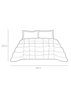 Foto 5 | Foto 5 | Juego de Funda Duvet para Edredon Matrimonial Lisa Azul Bluelander