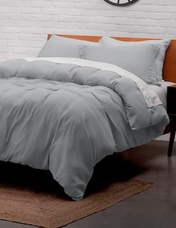Foto 3 | Foto 3 | Juego de Funda Duvet para Edredon Queen Gris Bluelander