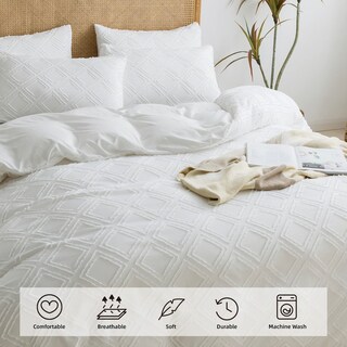 Foto 2 | Foto 2 | Juego De Fundas De Edredón Jellymoni De Microfibra Ultrasuave, 3 Piezas, Tamaño King - Venta Internacional.