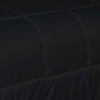 Foto 3 | Foto 3 | Edredón Duvet Elefantito Hogar color Negro Individual Acolchonado