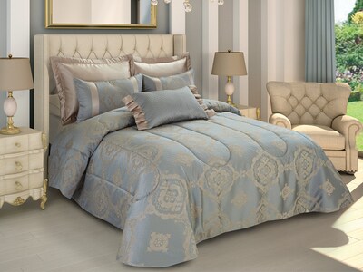 Foto 3 | Foto 3 | Edrecolcha Dormireal Viena Azul Claro Matrimonial