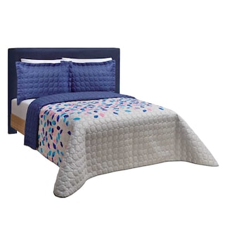 Foto 1 | Foto 1 | Edredón King Size Elefantito Hogar Atlanta color Gris Doble Vista