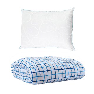 Foto 1 | Foto 1 | Edredón DICASA Palermo color Azul Individual y Almohada Osos