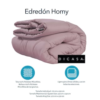 Foto 5 | Foto 5 | Edredón Queen Size Dicasa + Sábanas Softy + Protector y Almohadas 2 Piezas