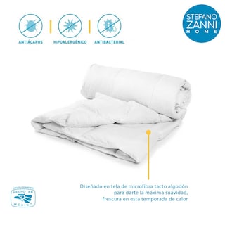 Foto 6 | Foto 6 | Edredón Stefano Zanni Home Ultrafresh King Size Blanco