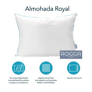 Foto 7 | Foto 7 | Set De Edredón Dicasa Couzy Azul Marino-Gris + Sábanas Royal + Protector Spring Air + 2 Almohadas Royal Twin King Size