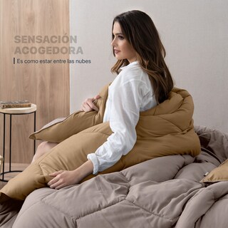 Foto 6 | Foto 6 | Edredón Duvet Relleno Tipo Down Esquimal Doble Vista Café - Canela Matrimonial Xl