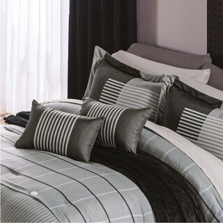 Foto 3 | Foto 3 | Edredón Lavable Gray Microfibra Matrimonial Concord