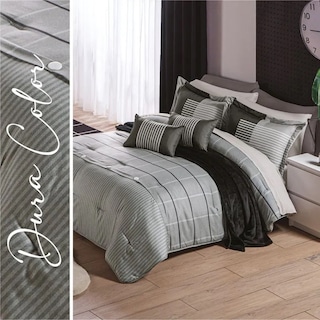 Foto 5 | Foto 5 | Edredón Lavable Gray Microfibra Matrimonial Concord