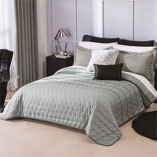 Foto 2 | Foto 2 | Edredón Neo Gray Matrimonial Suave Al Tacto Concord