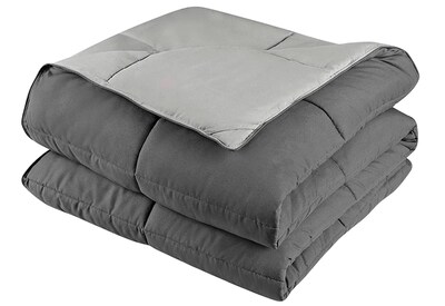 Foto 1 | Foto 1 | Edredón Acolchado Hipoalergénico Tamaño Matrimonial Gris Oscuro Bluelander