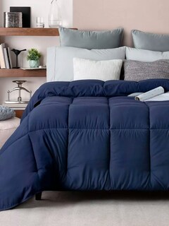 Foto 2 | Foto 2 | Edredón Acolchado Hipoalergénico Tamaño Queen Azul Bluelander