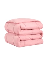 Edredón Acolchado Hipoalergénico Tamaño Queen Rosa Bluelander