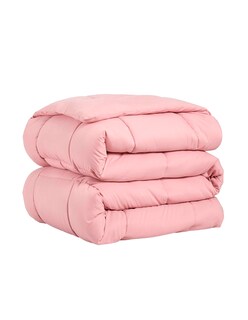 Foto 1 | Foto 1 | Edredón Acolchado Hipoalergénico Tamaño Queen Rosa Bluelander