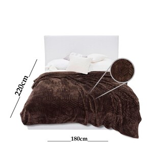 Foto 3 | Foto 3 | Cobertor Siberia Borrega Matrimonial 1.80m X 2.20m Chocolate
