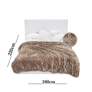 Foto 3 | Foto 3 | Cobertor Siberia Borrega Matrimonial 1.80m X 2.20m Beige