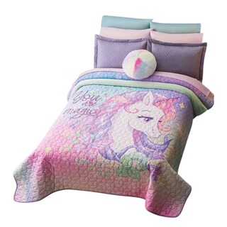Foto 1 | Foto 1 | Edredón Neo Unicornio Poliéster Concord