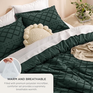 Foto 4 | Foto 4 | Juego de Edredón Bedsure Queen Forest Green con 2 Fundas de Almohada - Venta Internacional
