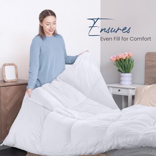 Foto 4 | Foto 4 | Ropa De Cama Edreforter Utopia Para Todas Las Estaciones, Tamaño King, Color Blanco - Venta Internacional.
