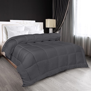 Foto 4 | Foto 4 | Ropa De Cama Edredon Utopia Para Todas Las Estaciones, Plumón, Color Gris - Venta Internacional.