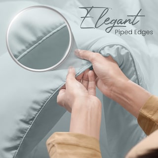 Foto 5 | Foto 5 | Ropa De Cama Edreforter Utopia, Tamaño Doble, Para Todas Las Estaciones, Gris Claro - Venta Internacional.