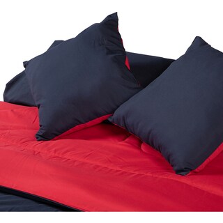 Foto 3 | Foto 3 | Set De Edredon Doble Vista Couzy Rojo-azul Marino | Platinomatrimonial+ Protector Cloud +sabanas Softy+almohada 2-pack