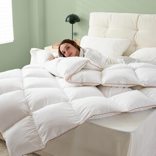 Foto 2 | Foto 2 | Edredón Whatsbedding Feather Down Fiber King, 90 X 106 Pulgadas - Venta Internacional.