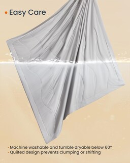 Foto 5 | Foto 5 | Edredón Queen Songmics Gris