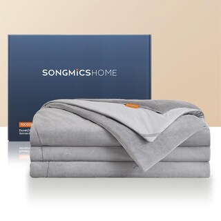 Foto 7 | Foto 7 | Edredón Queen Songmics Gris