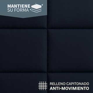 Foto 5 | Foto 5 | Edredón Acolchado Matrimonial Capitonado Color Marino