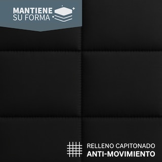 Foto 5 | Foto 5 | Edredón Acolchado King Size Capitonado Color Negro