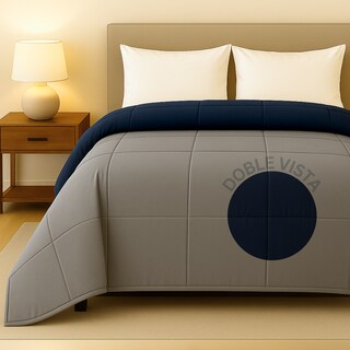 Foto 2 | Foto 2 | Edredón Acolchado Matrimonial Capitonado Color Marino Gris