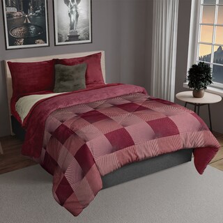 Foto 1 | Foto 1 | Edredón De Invierno Selene Lausana Vino King Size Doble Vista