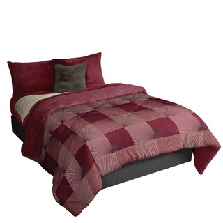 Foto 2 | Foto 2 | Edredón De Invierno Selene Lausana Vino King Size Doble Vista