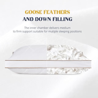 Foto 4 | Foto 4 | Almohada Puredown Con Plumas De Ganso Y Plumón, 95% Plumas Y 5% Plumón - Venta Internacional.