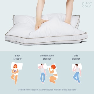 Foto 5 | Foto 5 | Almohada Puredown Con Plumas De Ganso Y Plumón, 95% Plumas Y 5% Plumón - Venta Internacional.
