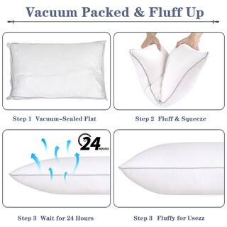 Foto 4 | Foto 4 | Cama Pillow Pozino Para Dormir Tamaño Queen, Paquete De 2 Unidades, Refrigeración - Venta Internacional.