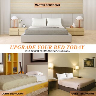 Foto 7 | Foto 7 | Almohadas Semzsom, Cama Para Dormir Tamaño King, Juego De 2 - Venta Internacional.