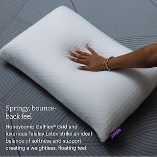 Foto 5 | Foto 5 | Pillow Purple Harmony Hex Grid, Sin Soporte De Presión, Tamaño Mediano - Venta Internacional.