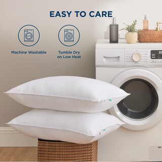 Foto 6 | Foto 6 | Juego De 2 Almohadas Bedsure Fluffy, Tamaño Estándar, 19 X 26 Cm - Venta Internacional.