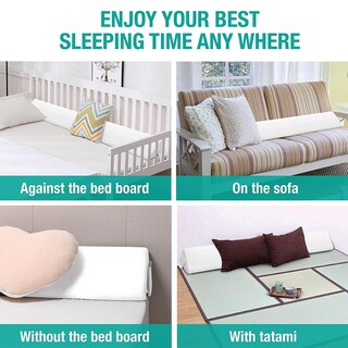 Foto 4 | Foto 4 | Almohada En Forma De Cuña Vekkia Tamaño King Para Rellenar Huecos 76 X 10 X 6 Cm Color Blanco - Venta Internacional
