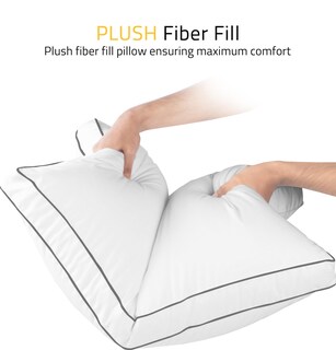 Foto 5 | Foto 5 | Almohadas Utopia Bedding Blancas de 2 Piezas-Venta Internacional