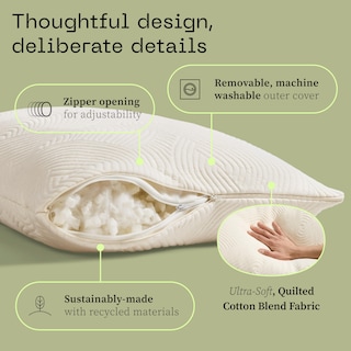 Foto 2 | Foto 2 | Pillow Coop Home Goods Ajustable De Látex Tamaño Queen - Venta Internacional.