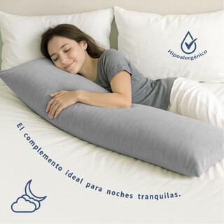Foto 4 | Foto 4 | Almohada Corporal Tesso Home Transpirable Color Gris