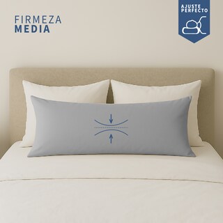 Foto 7 | Foto 7 | Almohada Corporal Tesso Home Transpirable Color Gris