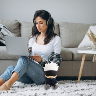 Foto 6 | Foto 6 | Peluche Just Funky Jujutsu Kaisen Demon Corps Satoru Gojo 23 Cm - Venta Internacional.