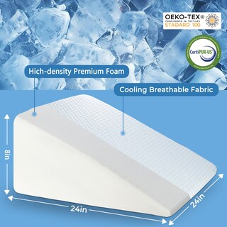 Foto 3 | Foto 3 | Almohada Wedge Puredown 8 Cooling Para Después De La Cirugía Y Más - Venta Internacional.